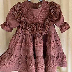 Noralee Genevieve dress size 12months EUC (wine)